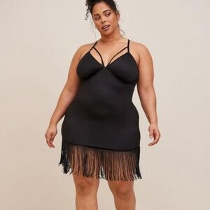 Torrid Sz 5 NWT Fringe Trim Chemise